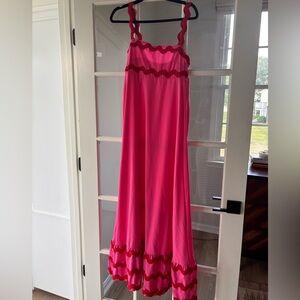 Scalloped Maxi Dress